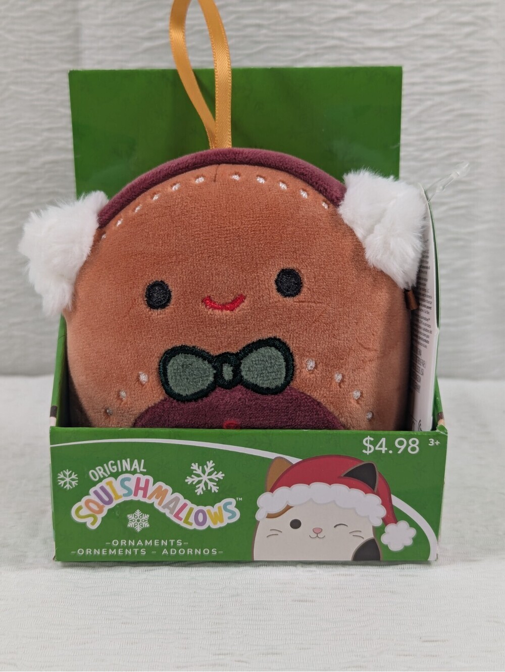 Squishmallows - Cash The Gingerbread - Christmas plush Ornament